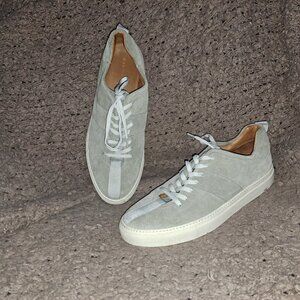 DANIEL PATRICK-Low Top-Tan/Neutral Suede/Grosgrain Ribbon-Sneakers-Sz 11-EX